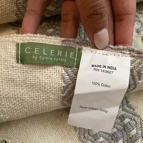 Celerie by Celerie Kemble Throw Couch Blanket - Picture 2 of 3